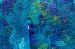 Abstract multi-coloured painting