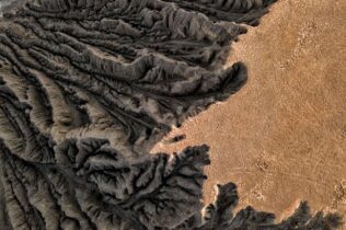 Aerial view of landscape