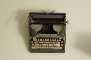 An old typewriter