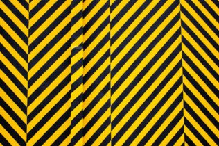 Yellow and black stripes
