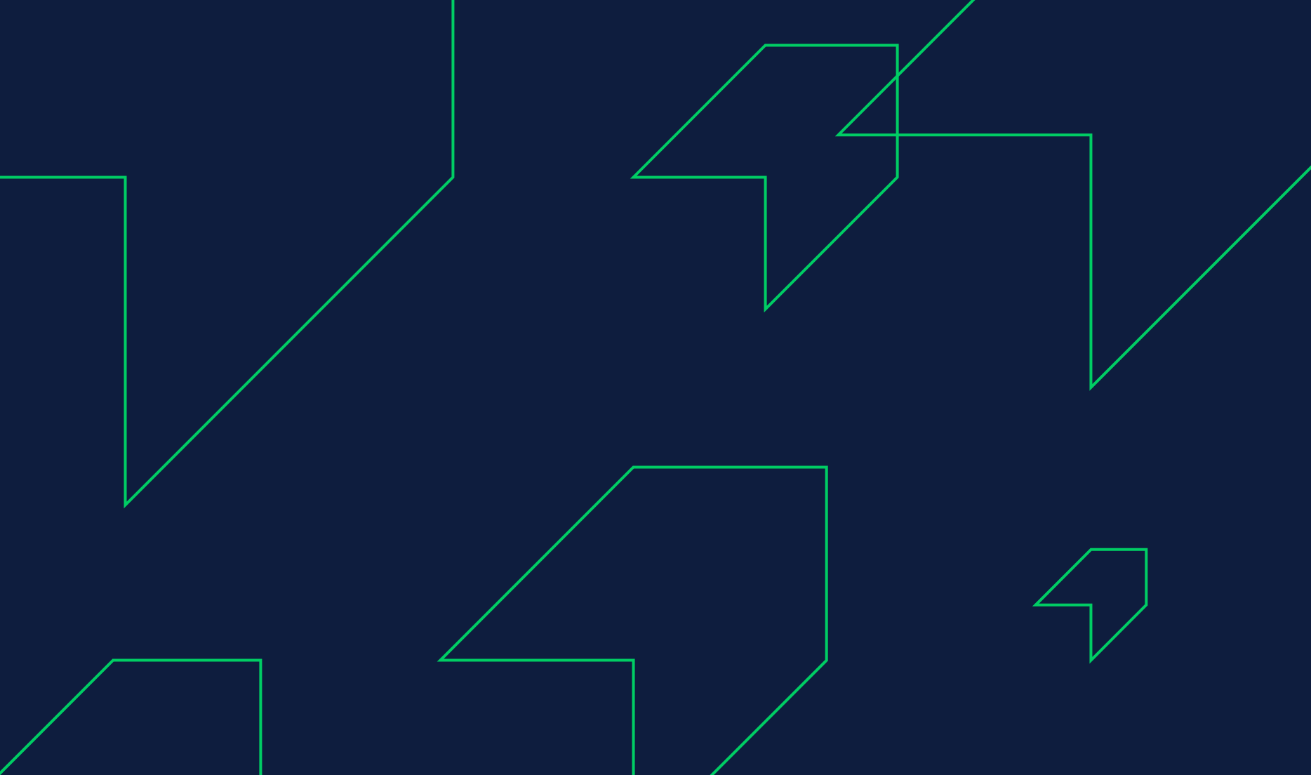 Green chevrons against a navy 