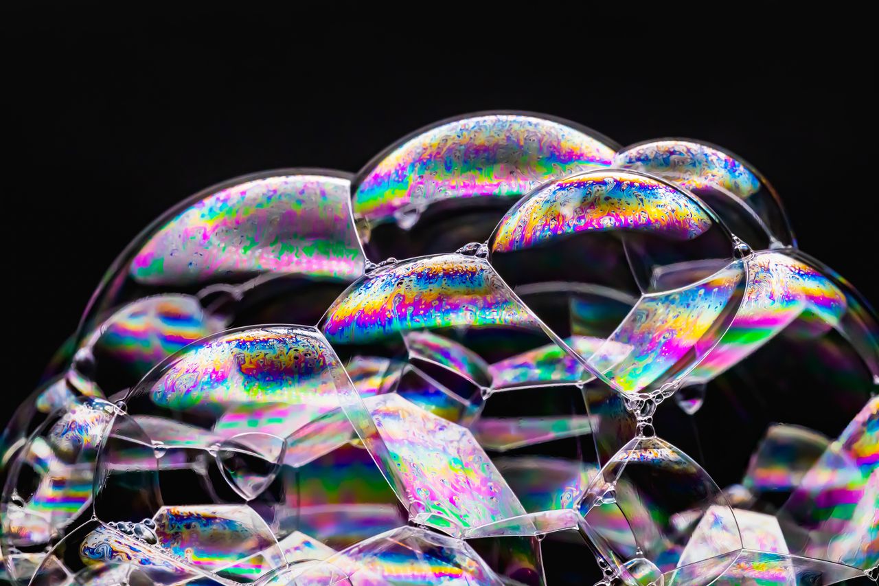 Close up photo of bubbles