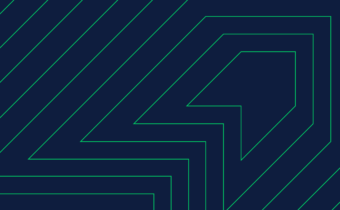 Green chevrons against a navy background
